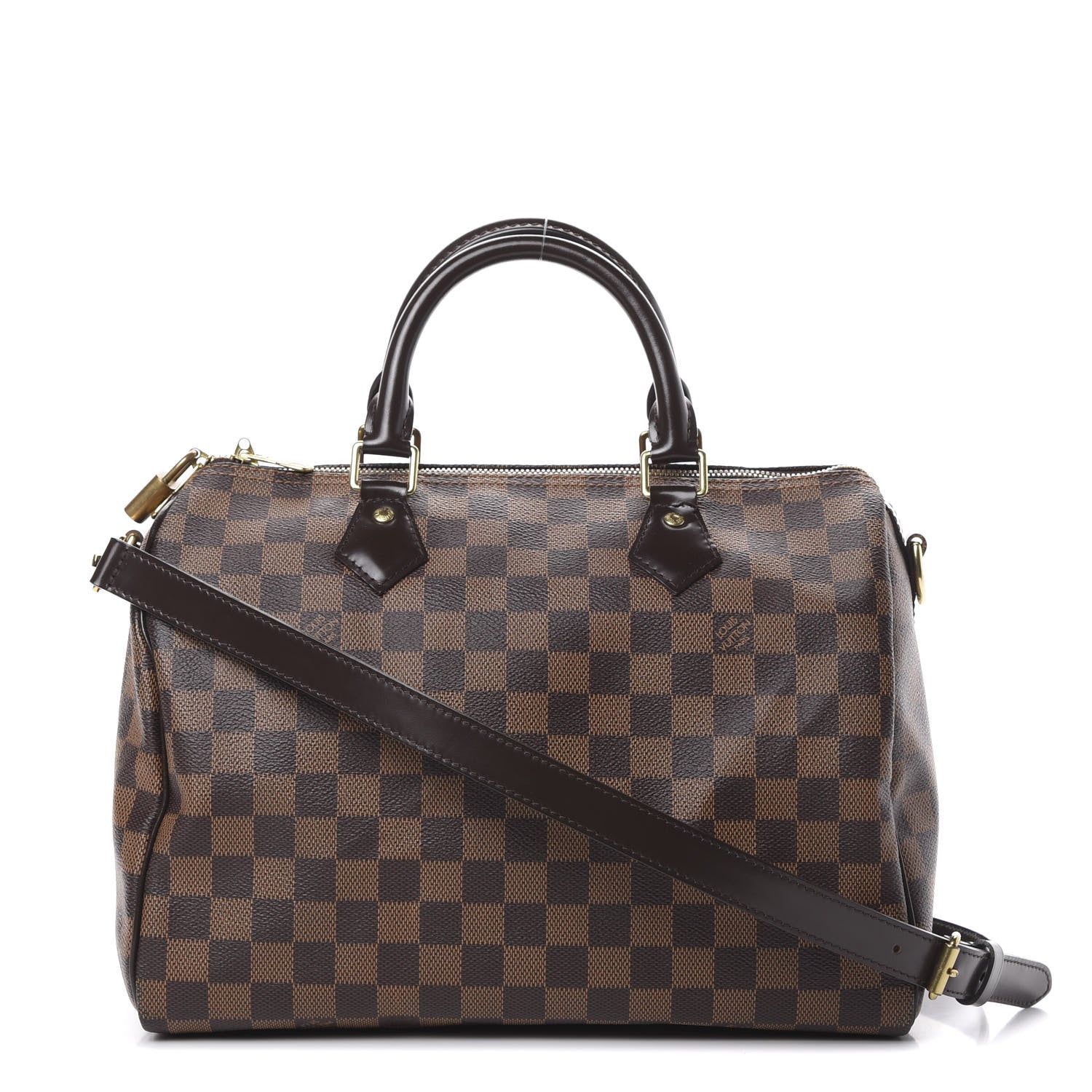 Louis Vuitton Damier Ebene Speedy Bandouliere 30 1 of 10