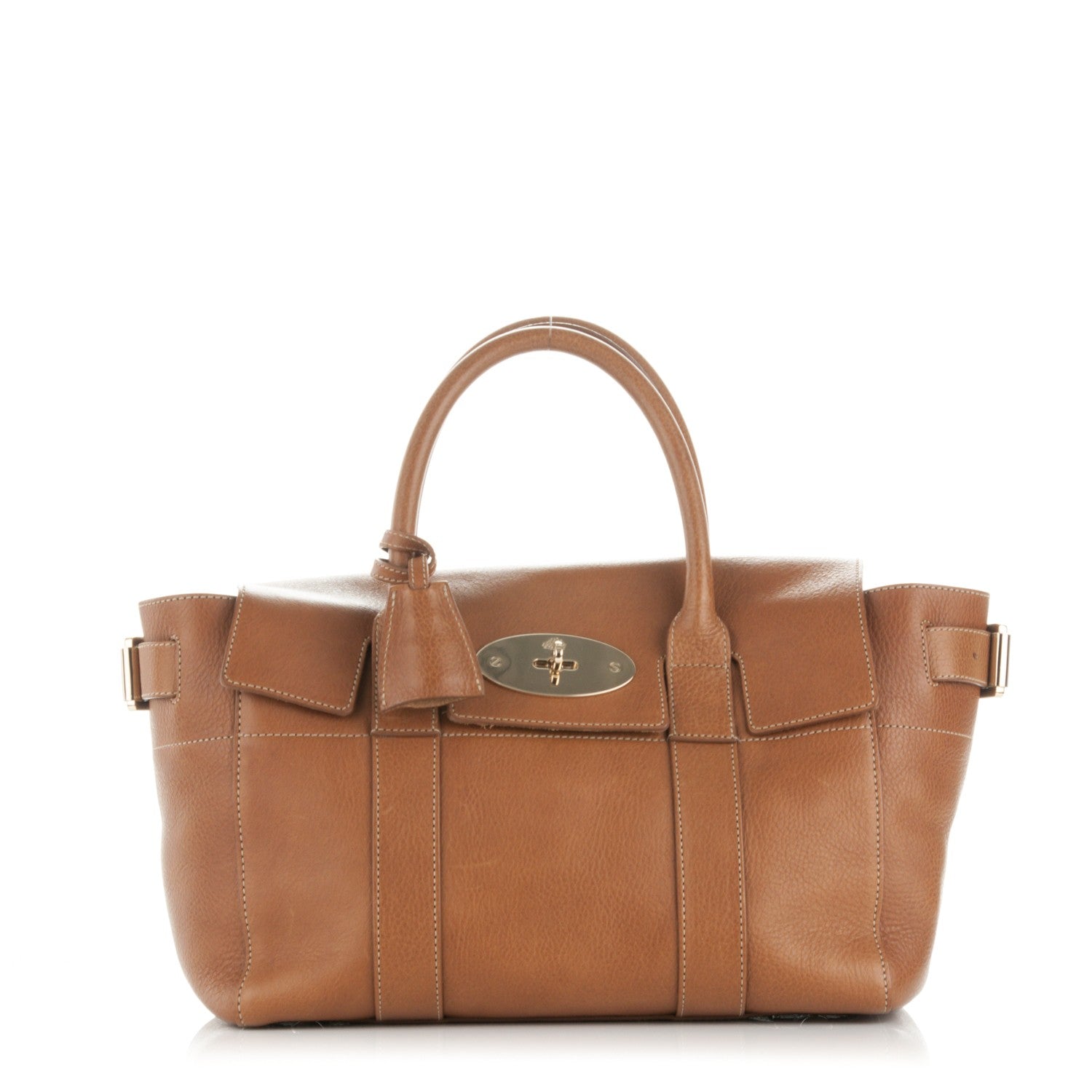 Mulberry Natural Leather Small Buckle Bayswater Oak 1 of 7