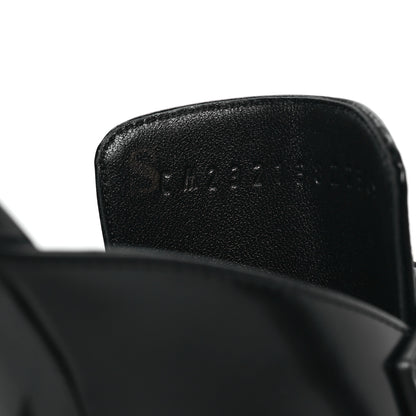 Hermes Calfskin Womens Flore 60 Mules 35.5 Black 8 of 9