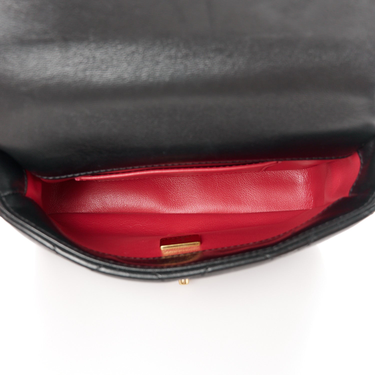 Chanel Lambskin Enamel Quilted Mini Pending CC Square Flap Black 5 of 11