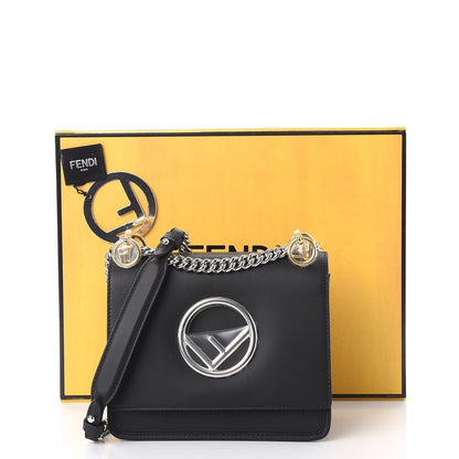 Fendi Vitello Century Opaco F is Fendi Small Kan I Shoulder Bag Black 9 of 9