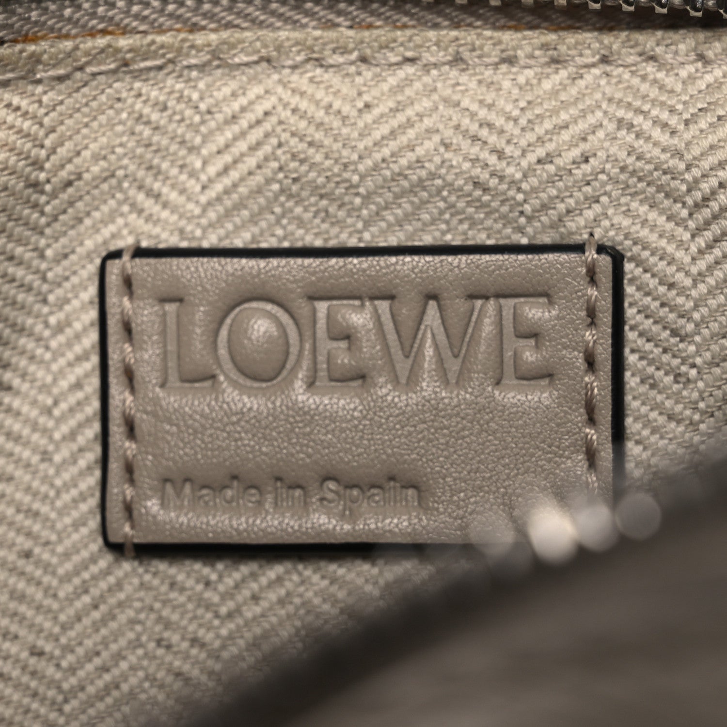 Loewe Grained Calfskin Small Puzzle Bag Sand 6 of 13