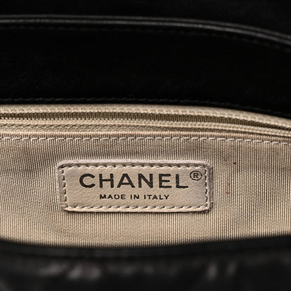 Chanel Washed Lambskin Quilted Maxi Chain Around Flap Black Black 6 of 11
