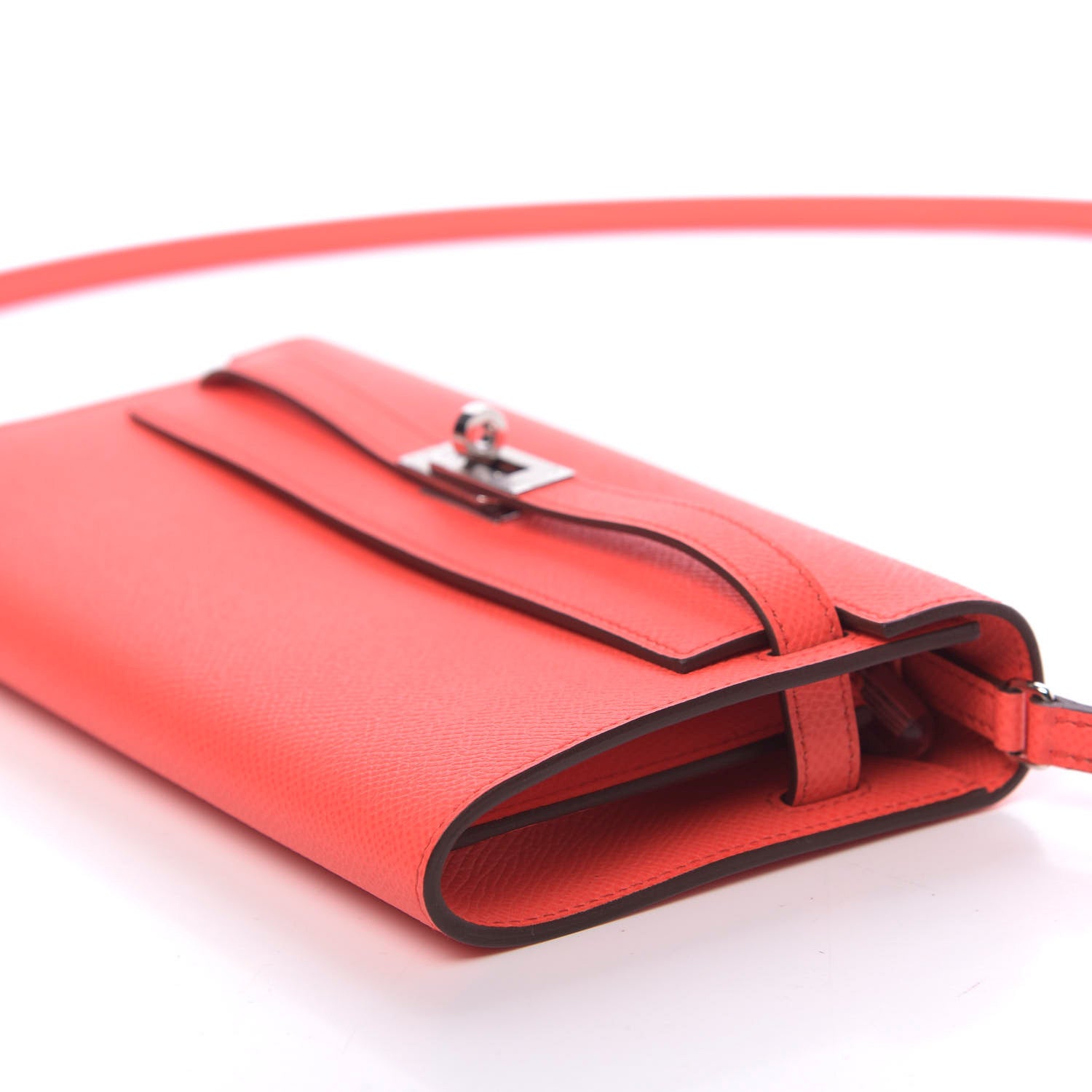 Hermes Epsom Kelly Wallet To Go Rose Texas 9 of 11
