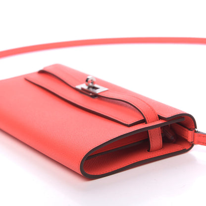 Hermes Epsom Kelly Wallet To Go Rose Texas 9 of 11