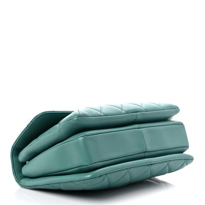 Chanel Lambskin Quilted Small Trendy CC Flap Dual Handle Bag Light Green 4 of 27