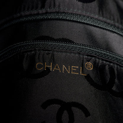Chanel Lambskin Chevron Quilted Camera Case Black 8 of 15