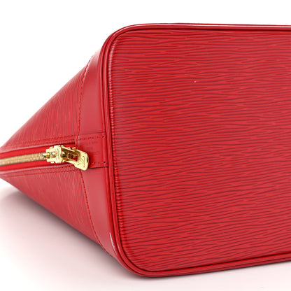 Louis Vuitton Epi Alma PM Castillan Red 8 of 10