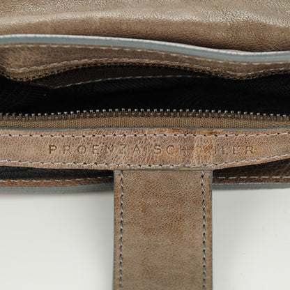Proenza Schouler Lambskin Large PS1 Satchel Smoke 6 of 9