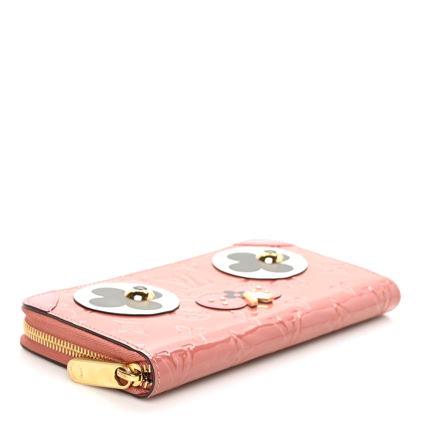 Vernis Valentine Dog Zippy Wallet Vieux Rose
