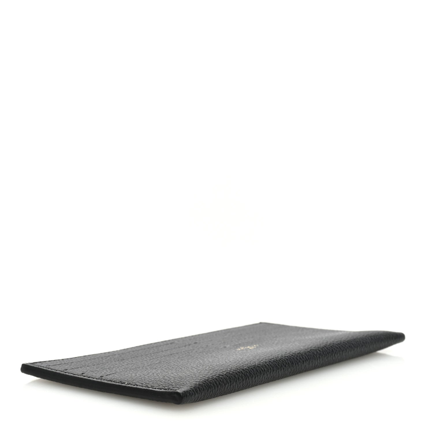 Louis Vuitton Calfskin Felicie Chain Wallet Card Holder Insert Black 4 of 6