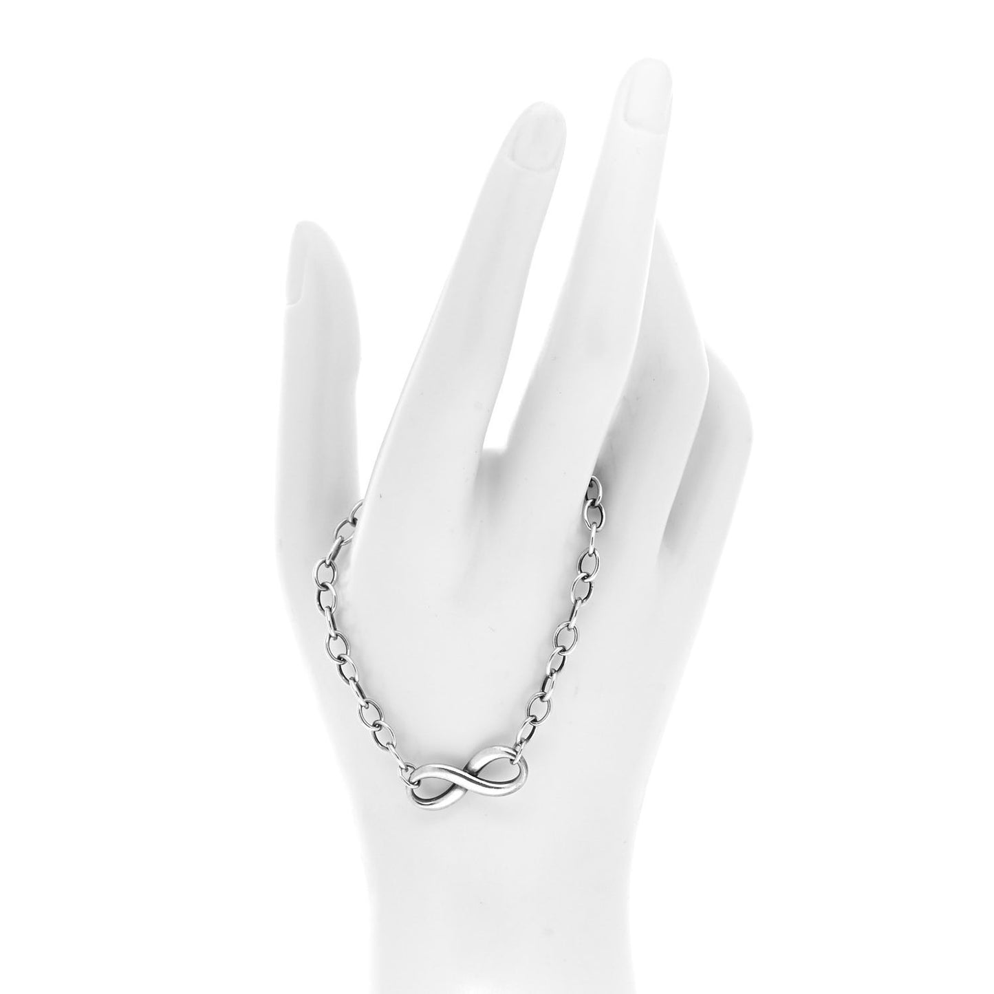 Sterling Silver Infinity Chain Bracelet