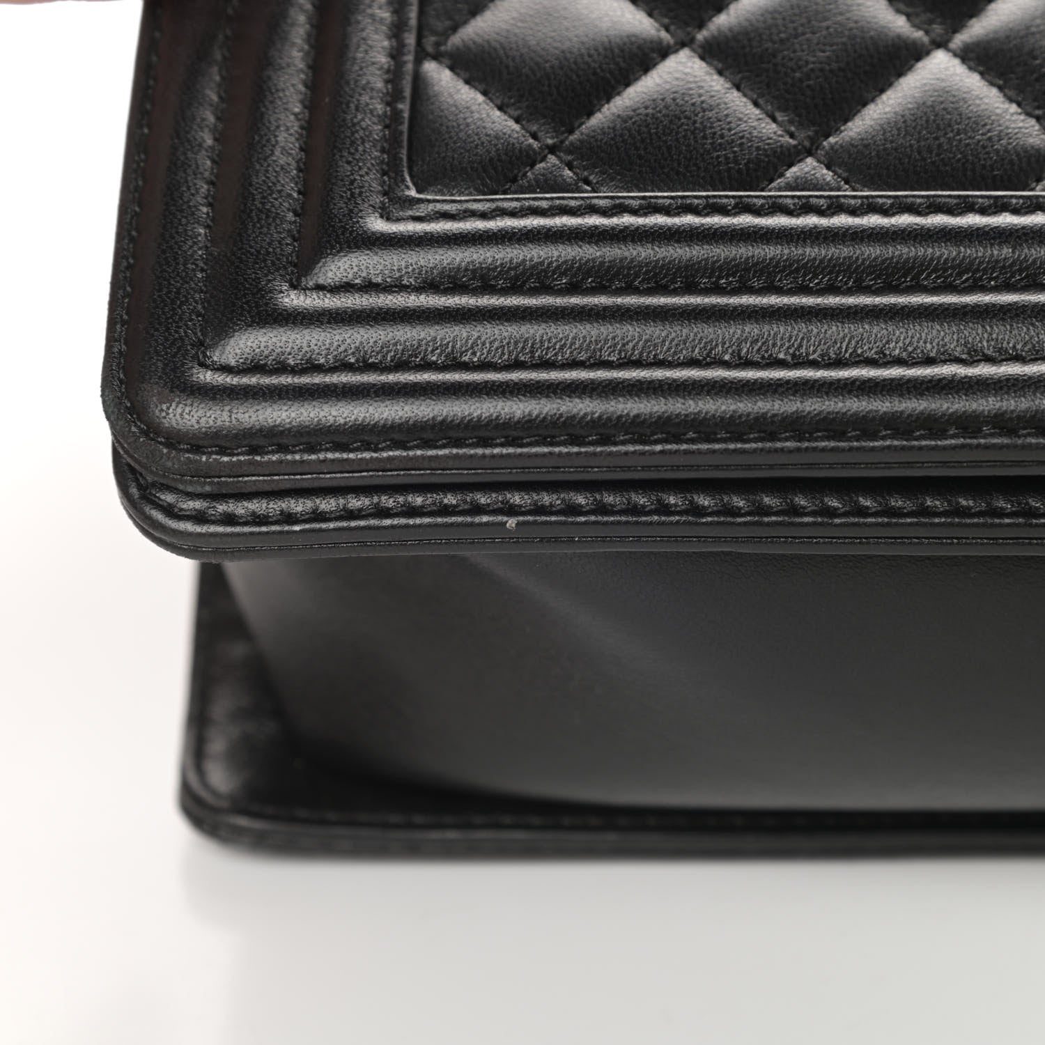 Chanel Lambskin Quilted Large Boy Flap Black 14 of 18