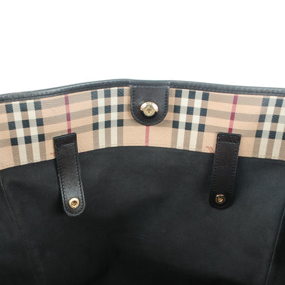 Burberry Haymarket Check Large Canterbury Tote Chocolate 8 of 11
