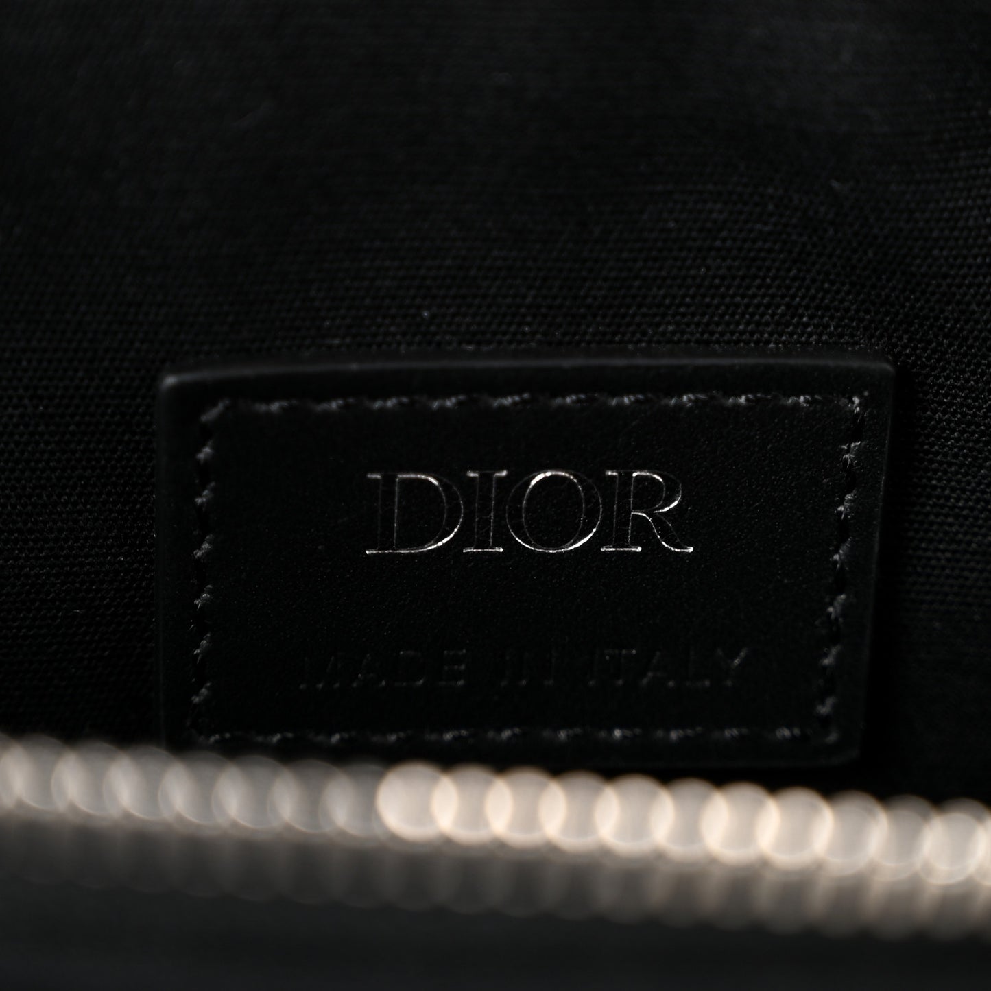 Tweed Saddle Bag Black Silver