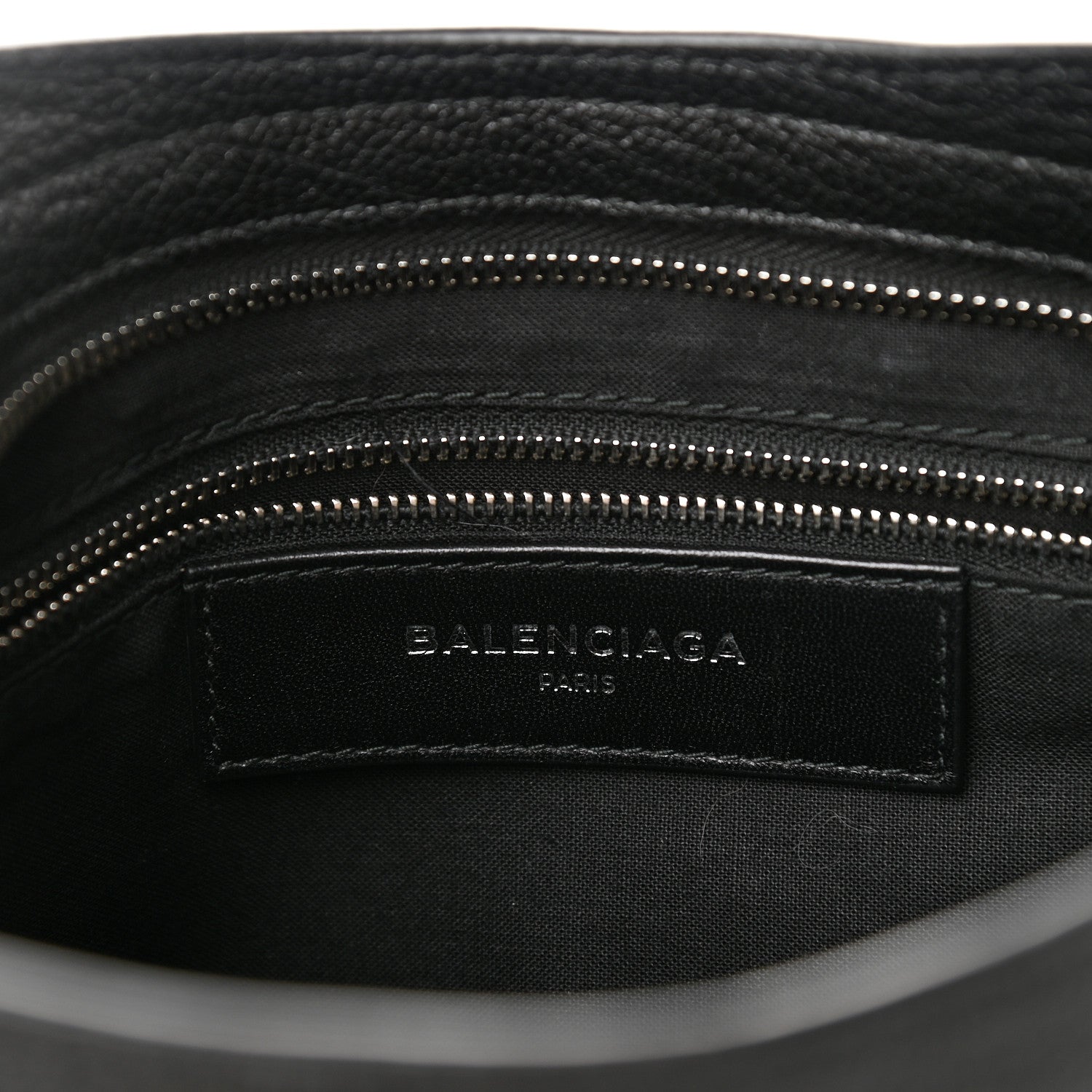 Balenciaga Chevre Silver Metallic Edge Hardware S City Black 5 of 10