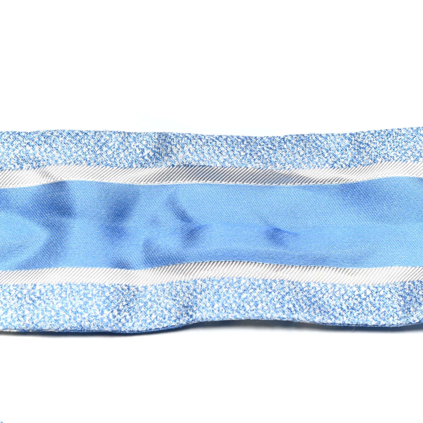 Silk Oblique Mitzah Scarf Cornflower Blue