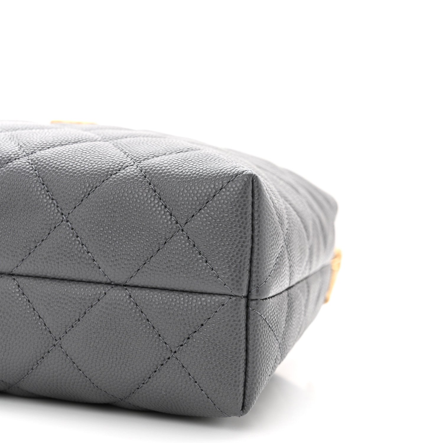 Chanel Caviar Quilted Chanel Way Clutch With Chain Grey 10 of 10