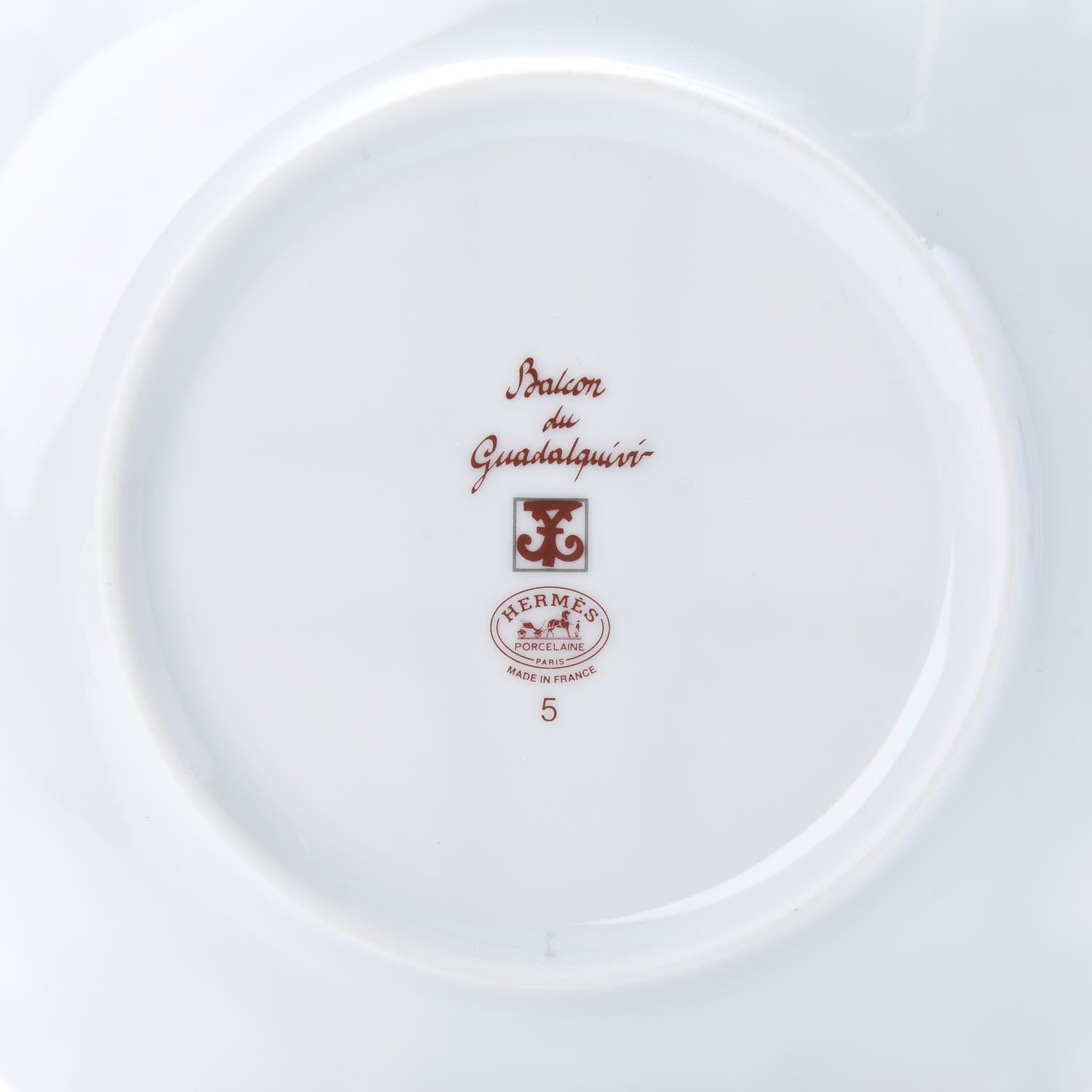 Hermes Porcelain Balcon du Guadalquivir Bread and Butter Plate 4 of 6