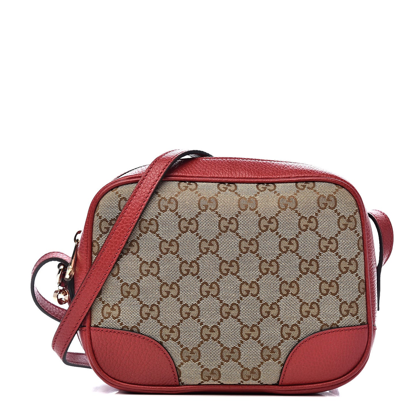 Monogram Mini Bree Messenger Bag Red
