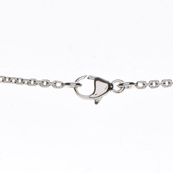 Louis Vuitton Sterling Silver Lockit Necklace 5 of 6