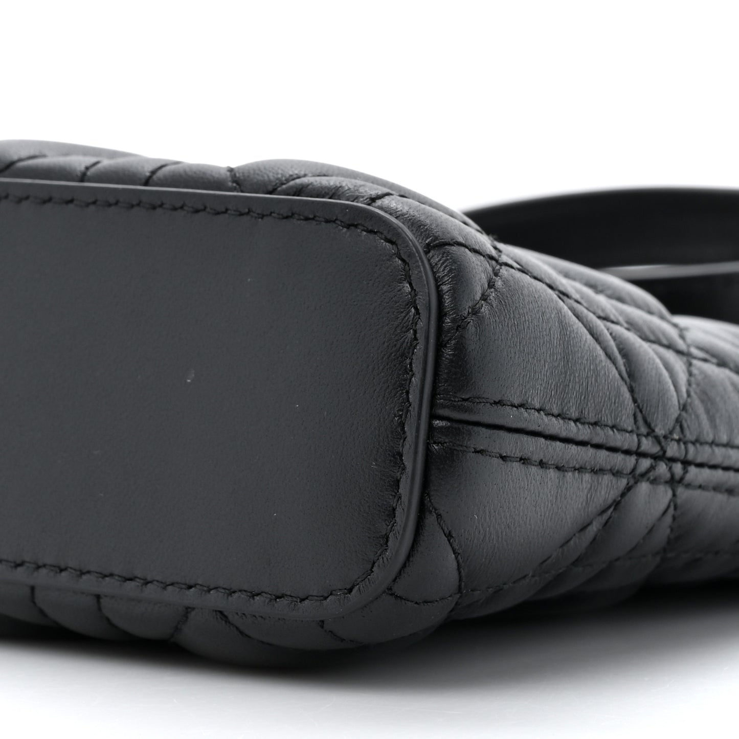 Lambskin Cannage Miss Dior Midi Mini Bag Black