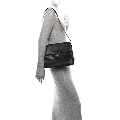 Chanel Caviar CC Shoulder Bag Black 2 of 13