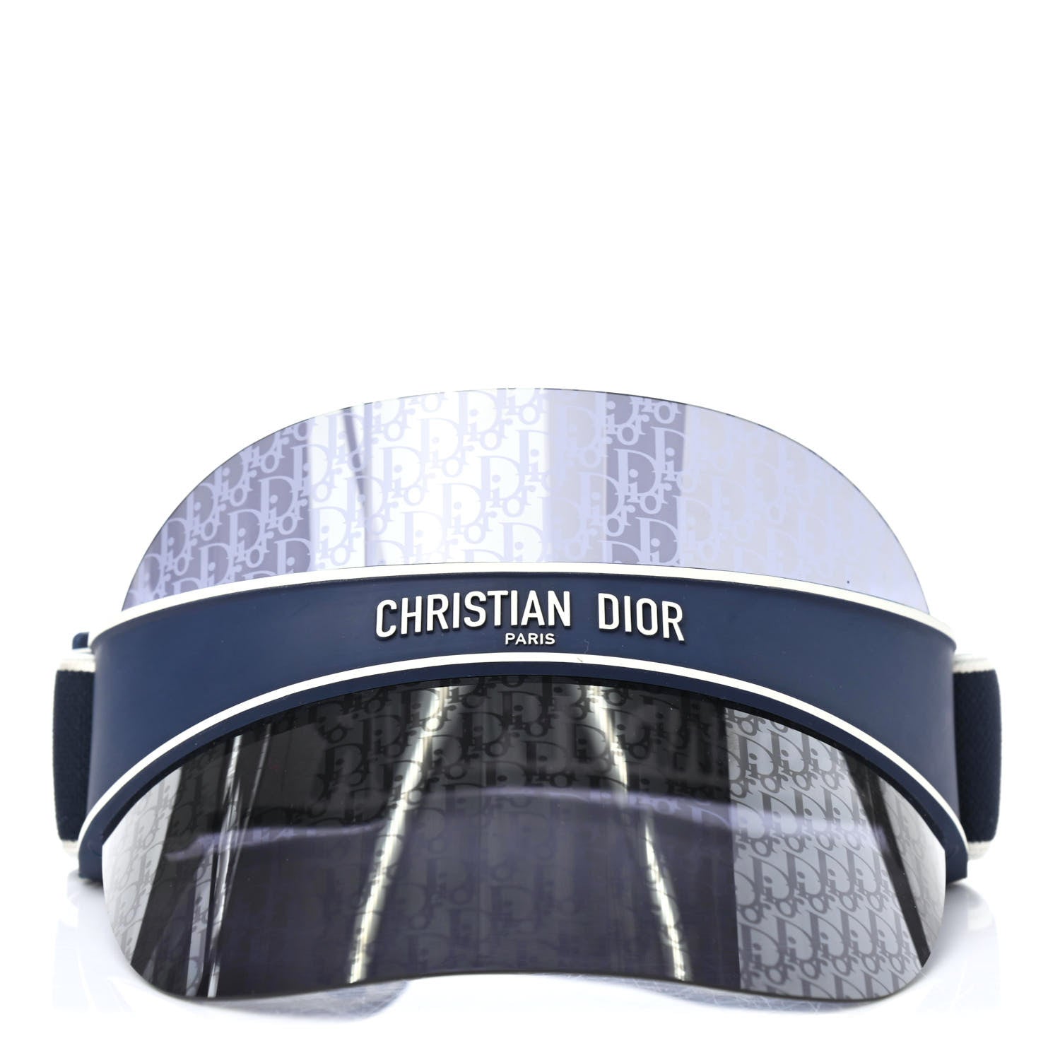 Christian Dior Oblique DiorClub V1U Sun Visor Blue 2 of 4