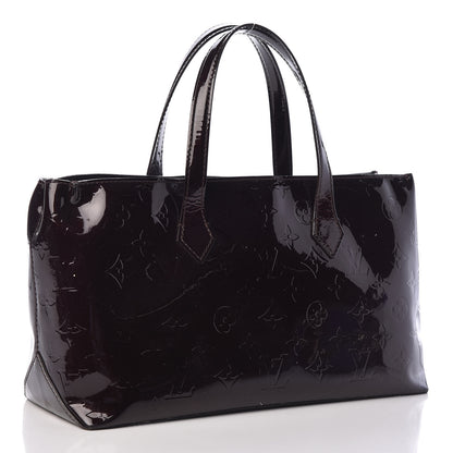 Louis Vuitton Vernis Wilshire PM Amarante 3 of 10
