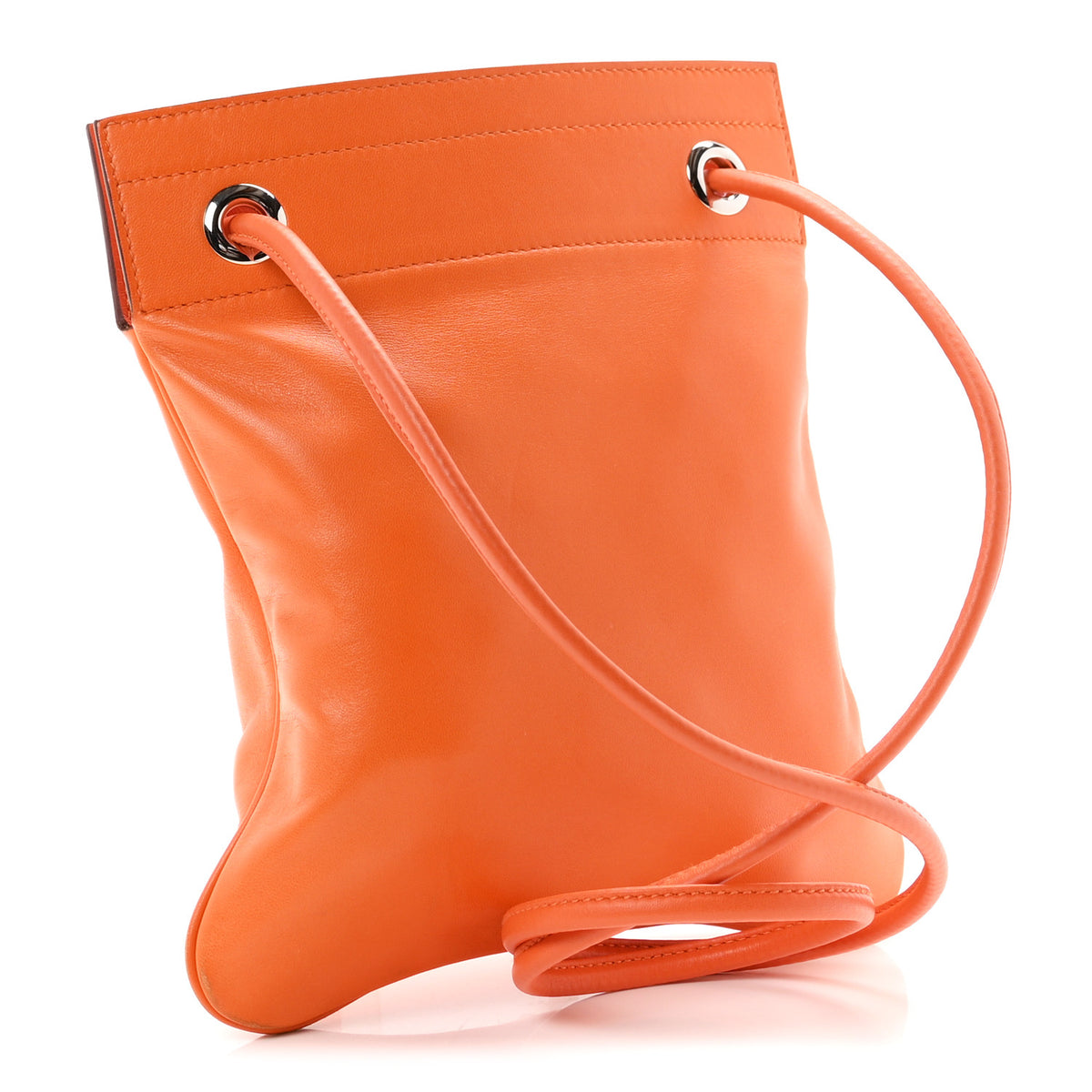 Hermes Milo Lambskin Swift Mini Aline Orange 3 of 10