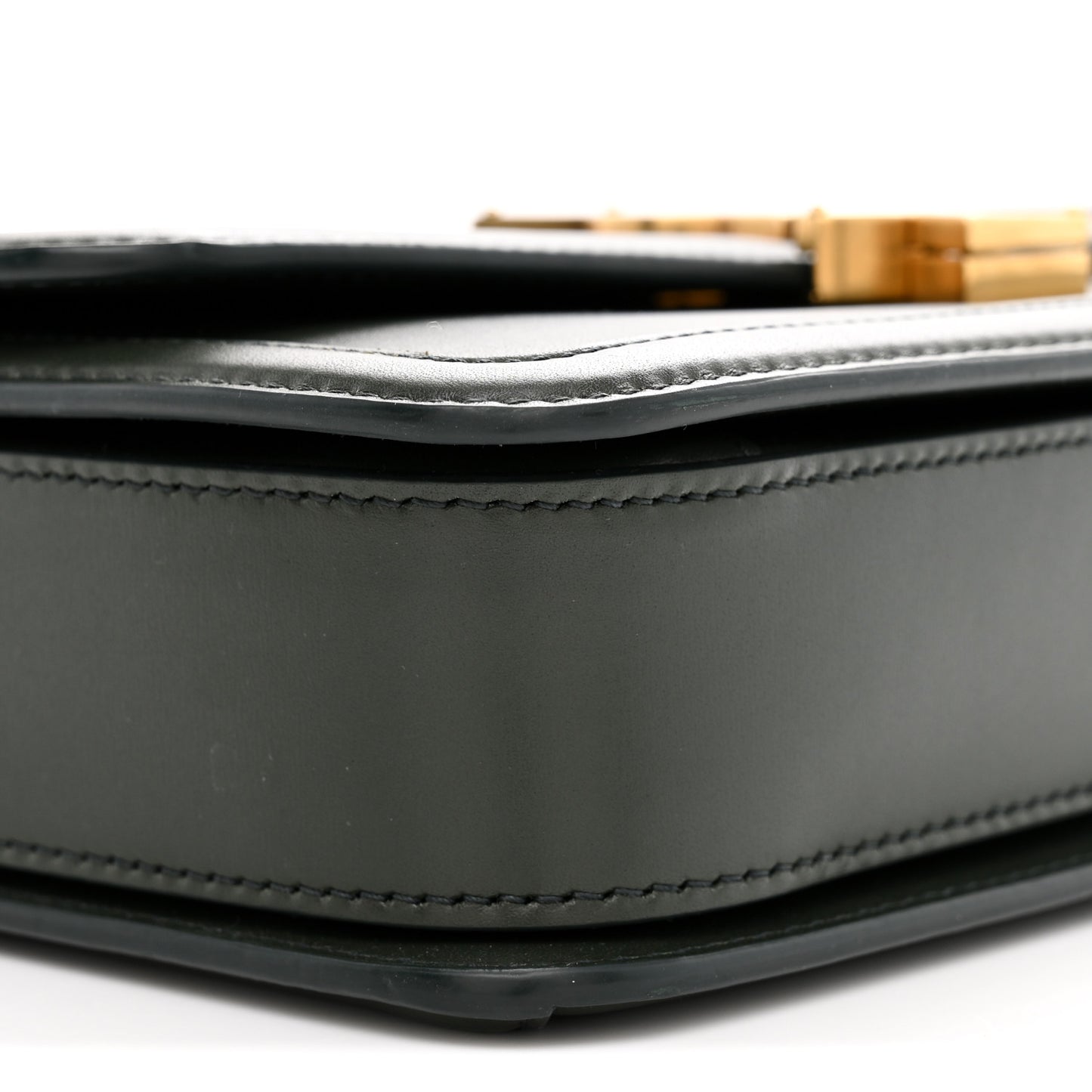 Box Calfskin Monogram Medium Solferino Satchel Vert Fonce
