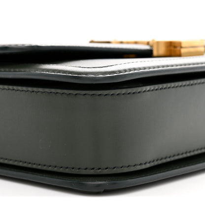 Saint Laurent Box Calfskin Monogram Medium Solferino Satchel Vert Fonce 9 of 11