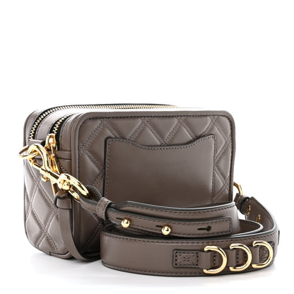 Marc Jacobs Calfskin Quilted The Softshot 21 Bag Loam Soil 3 of 12