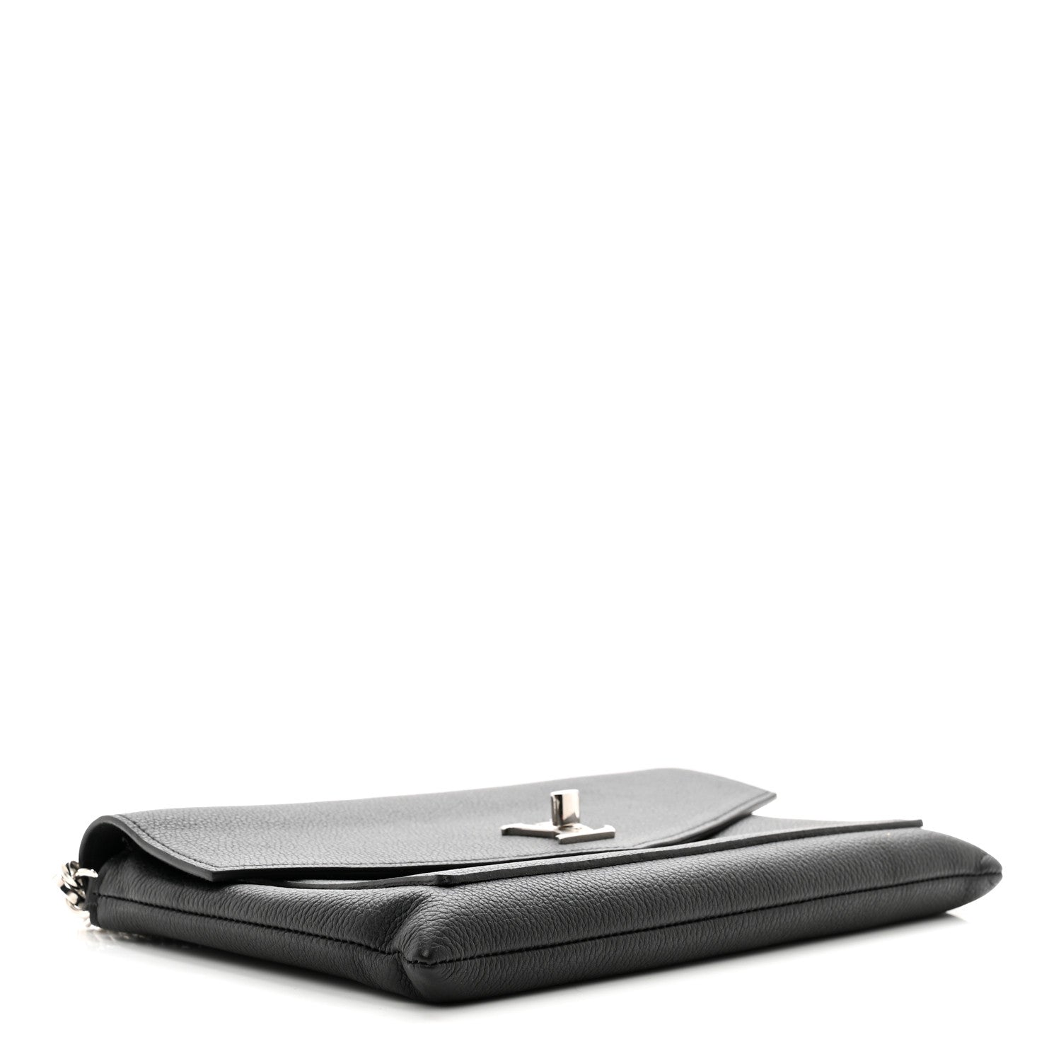 Louis Vuitton Soft Calfskin My Lockme Pochette Black 4 of 9