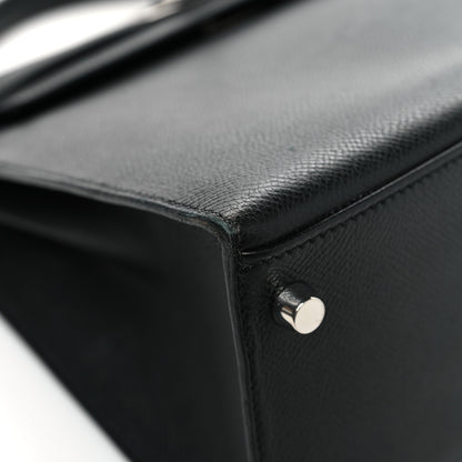 Hermes Epsom Kelly Sellier 28 Black 9 of 13