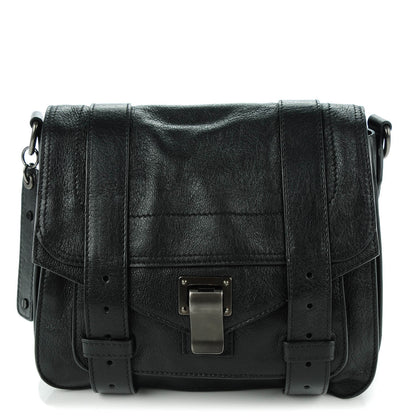 Proenza Schouler Lambskin PS1 Pouch Messenger Black 1 of 8