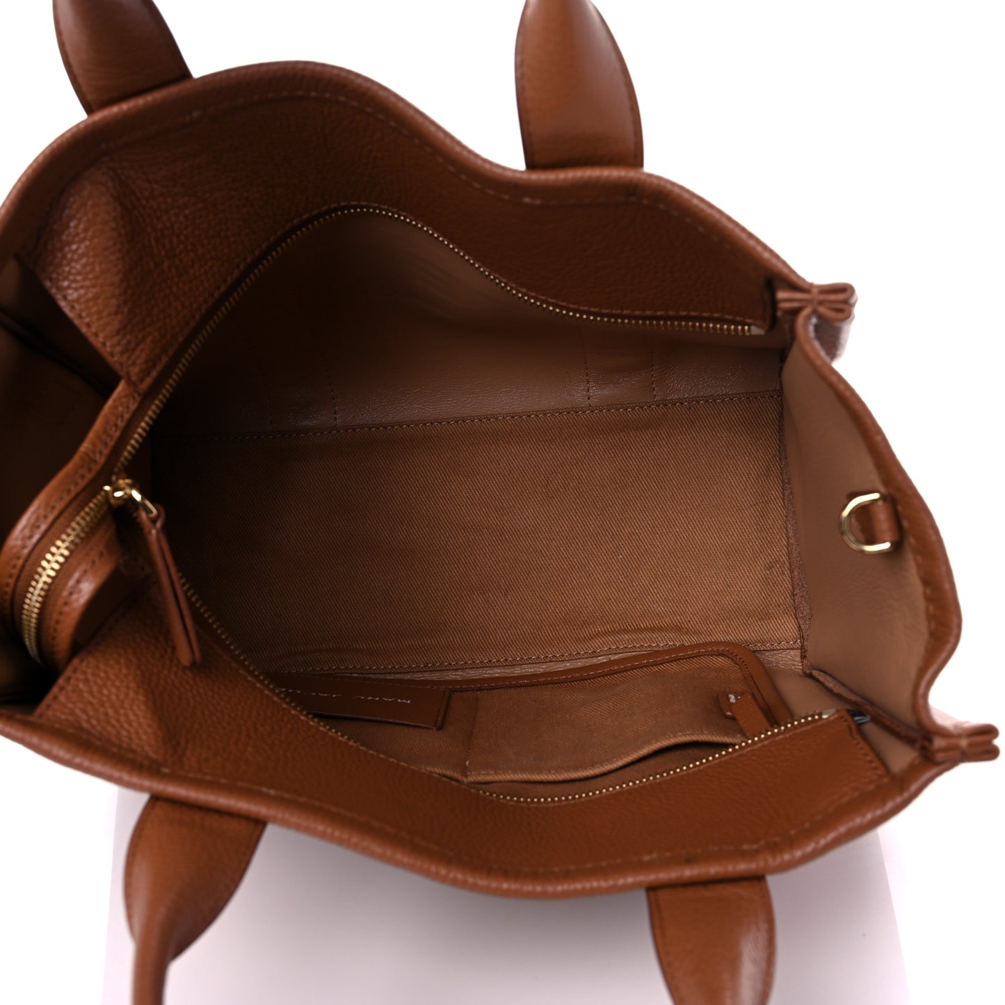Grained Calfskin Medium The Tote Bag Argan Oil