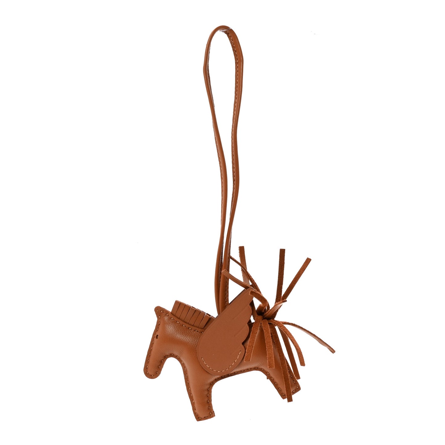 Milo Lambskin Swift Grigri Rodeo Pegase Horse Bag Charm PM Gold