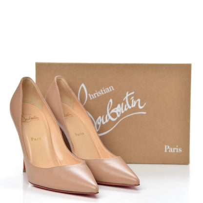 Christian Louboutin Nappa Apostrophy 100 Pumps 39 Nude 10 of 10