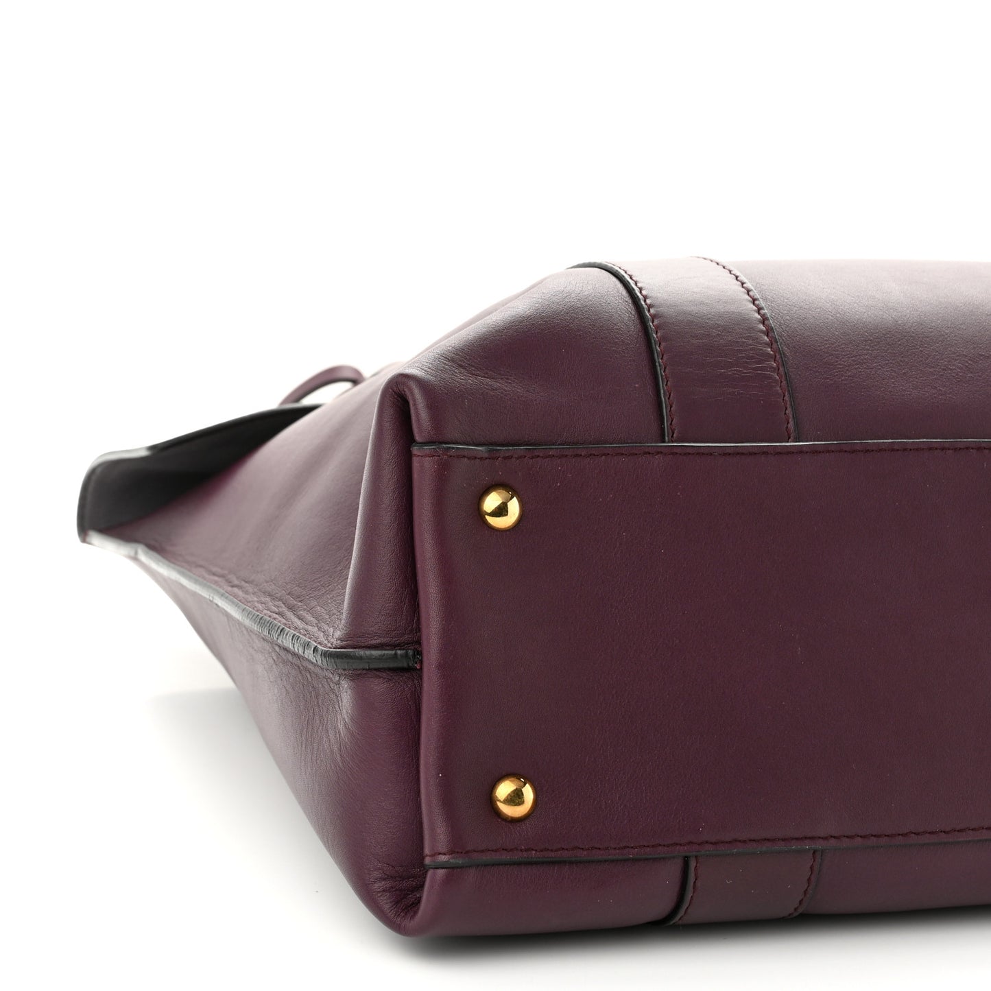 Calfskin Large Sookie Satchel Purple