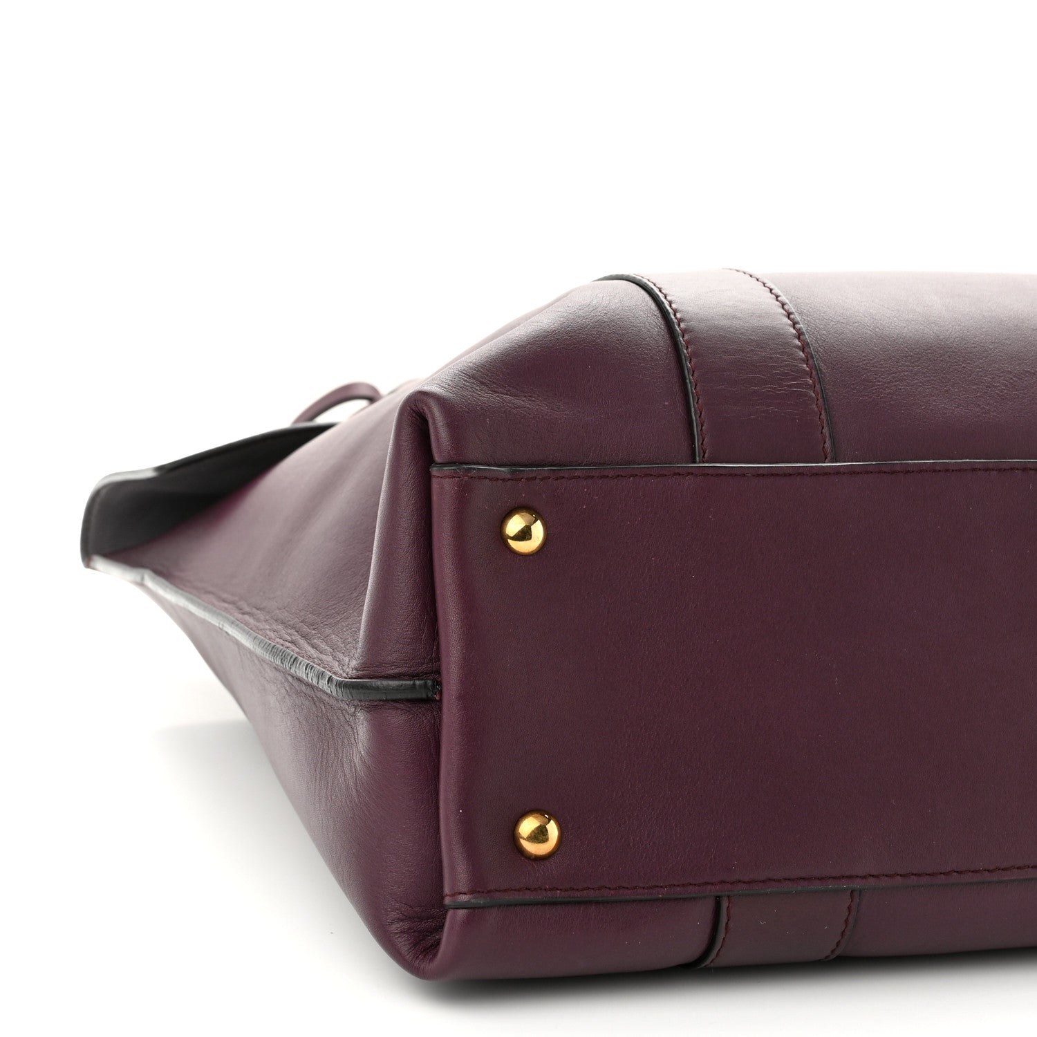 Salvatore Ferragamo Calfskin Large Sookie Satchel Purple 8 of 9