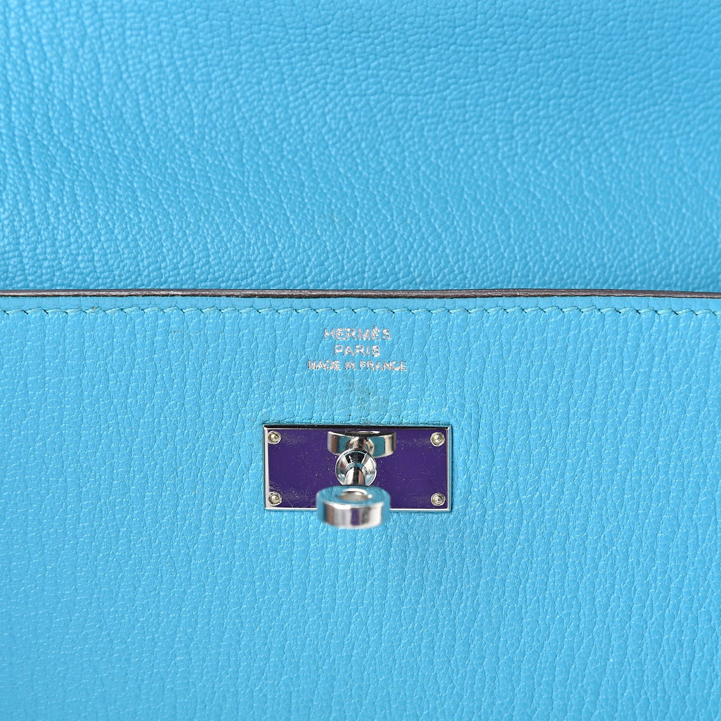 Chevre Mysore Kelly Longue Wallet Bleu Azteque