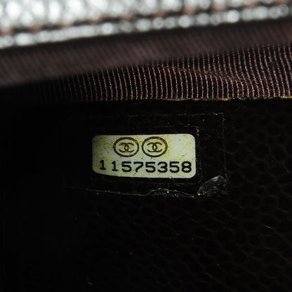 Chanel Caviar Timeless CC Wallet On Chain WOC Dark Brown 9 of 9