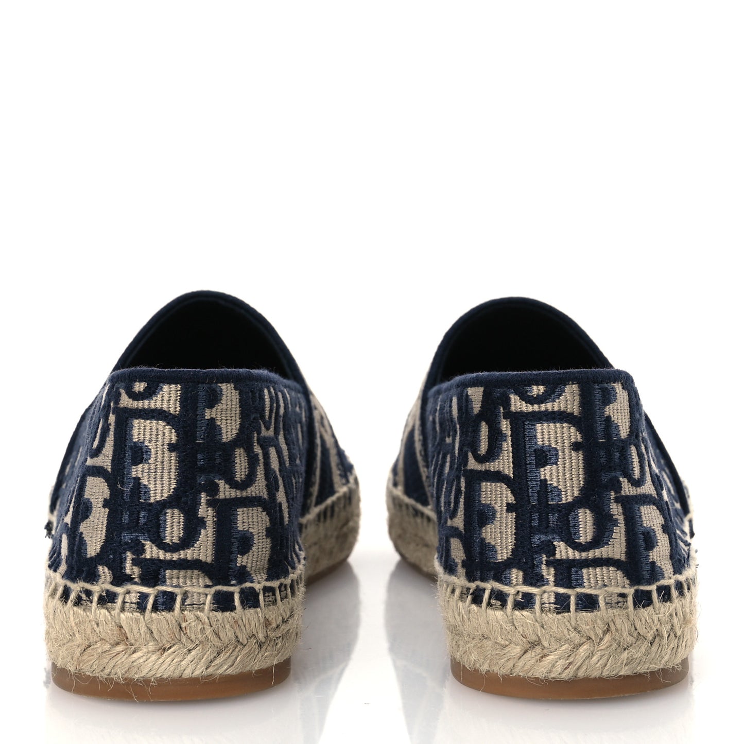 Oblique Embroidered Granville 15mm Espadrilles 40 Deep Blue