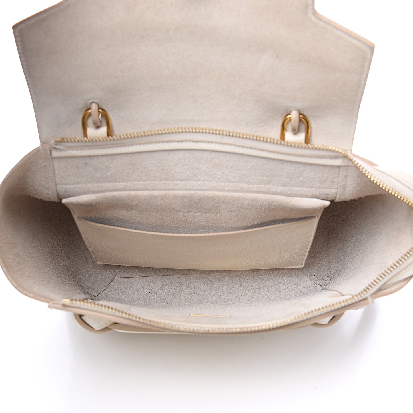 Grained Calfskin Micro Belt Bag Linen