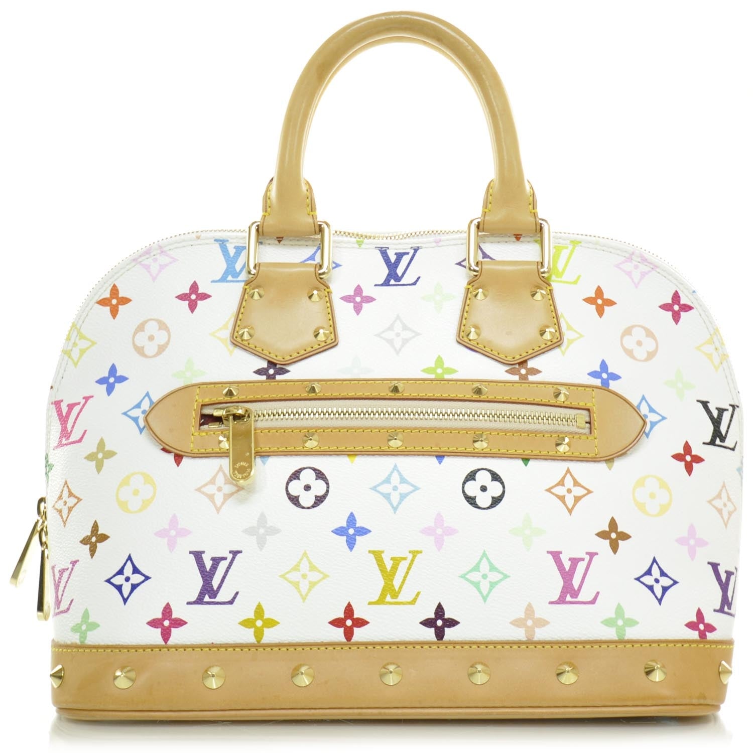 Louis Vuitton Monogram Multicolor Alma White 1 of 10