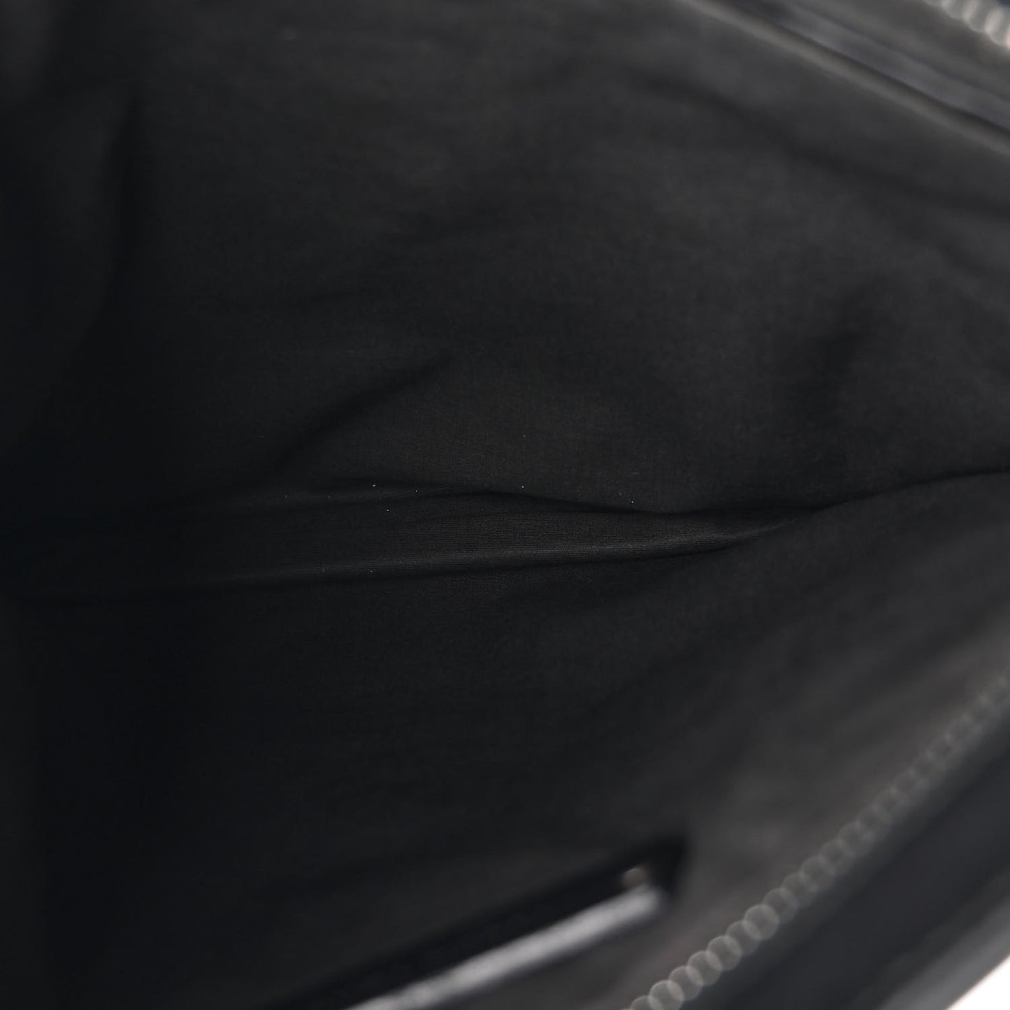 Nappa Intrecciato VN Crossbody Messenger Bag Black