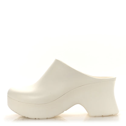 Loewe Foam Rubber Terra Clogs Sandals 39 White 1 of 11