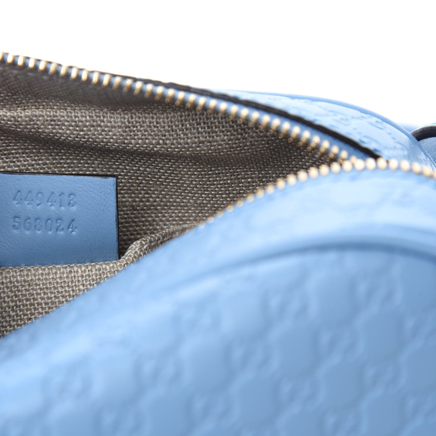 Microguccissima Mini Bree Messenger Bag Mineral Blue