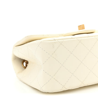 Chanel Aged Calfskin Quilted 2.55 Reissue Mini Flap White White 9 of 10